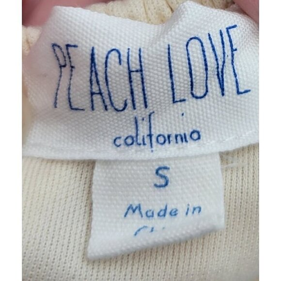 Peach Love California Women's Boho/Gypsy Ruffle Flowy Sleeve Dress Size S - Picture 8 of 10